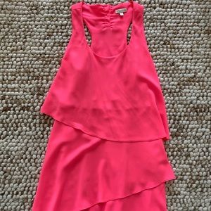 Shoshanna Hot Pink Swing Dress